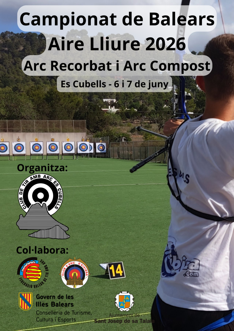 Campionat de Balears Aire Lliure - Arc Recorbat i Arc Compost 2026